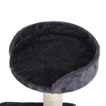 Charcoal Lite Cat Tree with Round House